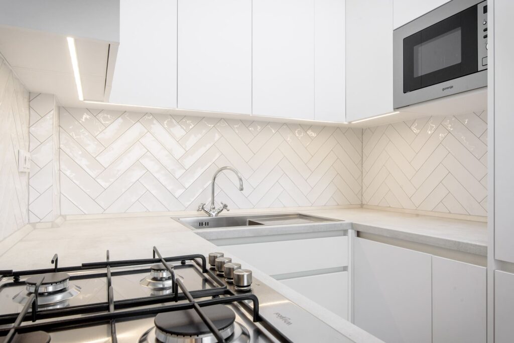 Rekonstrukce panelového bytu Kuchyně