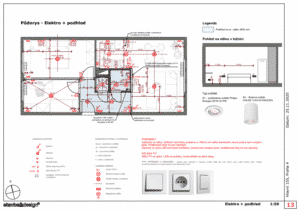 Architektonický návrh - Elektřina