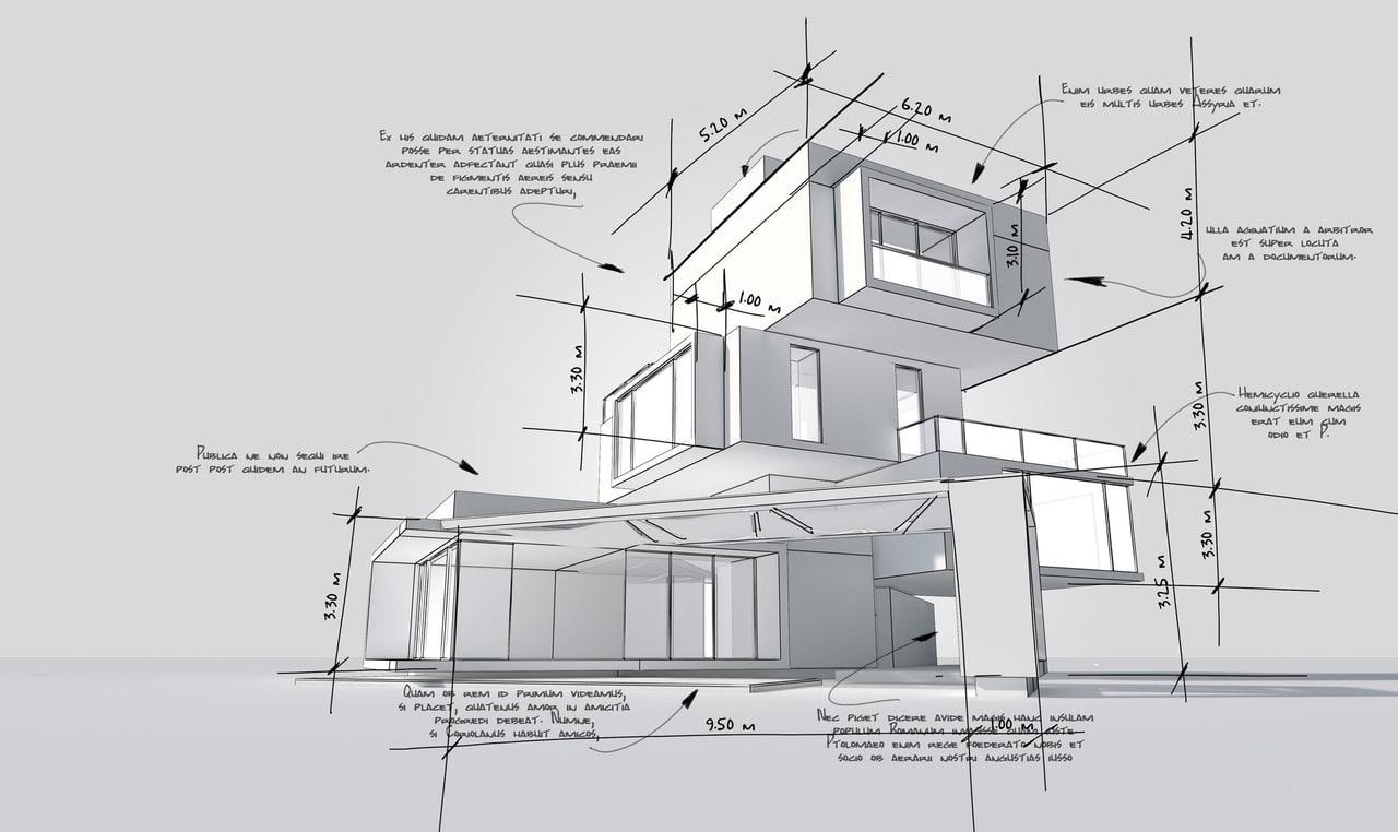 Architektonické návrhy a projekční práce